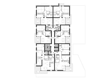 maison du conseil général de l'isère plan d'étage courant